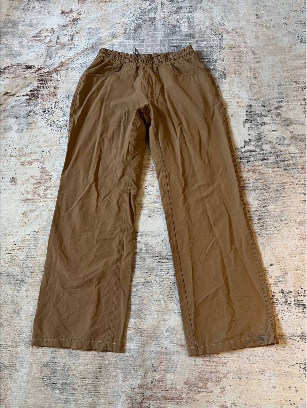 MEC Mens Hiking Pants 34x32 Grey Brown Technical Outdoor